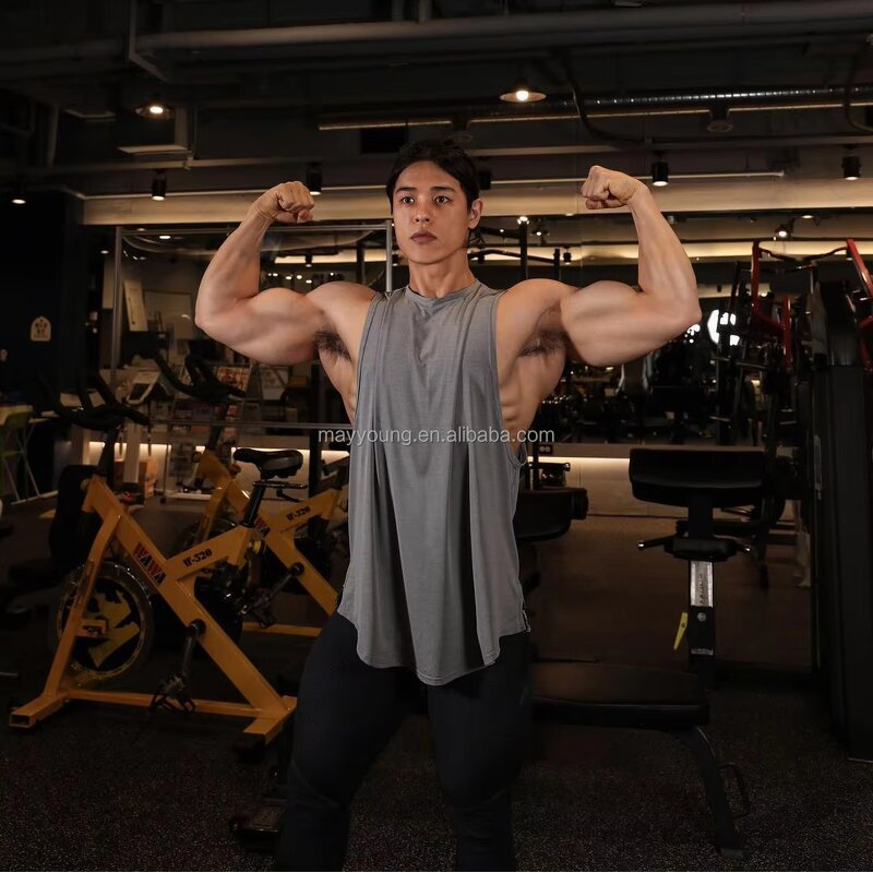 Men's Running Vest Manufacturer - OEM Wholesale Quick-Drying Gym Tank Top Elastic Training