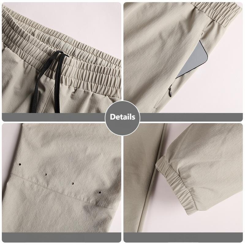 Quick Dry Joggers Factory - OEM Men's Waterproof Sportswear for Autumn Gym Zipper Pockets