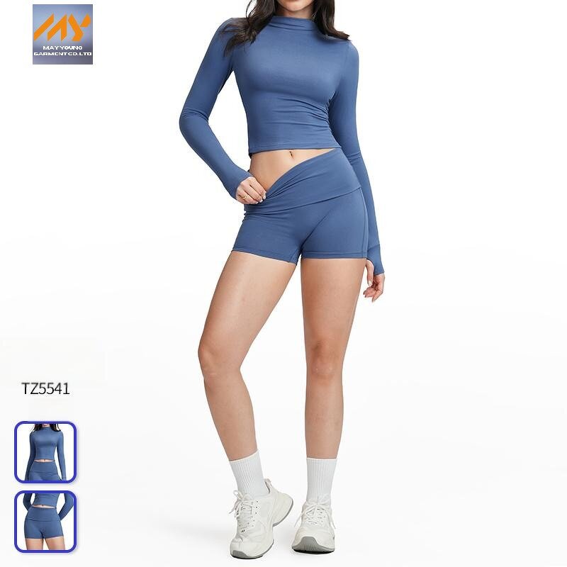 Athletic Wear Set Manufacturer - OEM 2026 Custom Newest Quick Dry Yoga Tracksuit Set