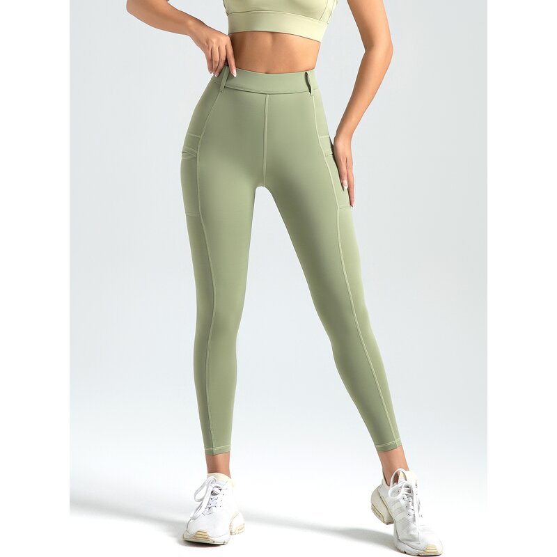 Nude Yoga Pants Factory - OEM New Skin-friendly High-waisted Lulu Quick Dry Breathable