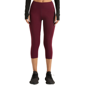 Buttery Soft Yoga Pants Manufacturer - OEM Women's High Waist Knitted Tummy Control Gym