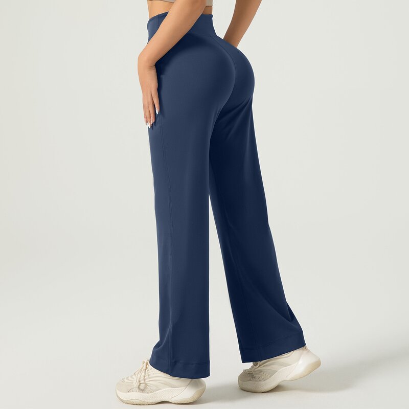 Yoga Suit Factory - OEM Lulu Mid Waist Shaping Slim High Elastic Pants