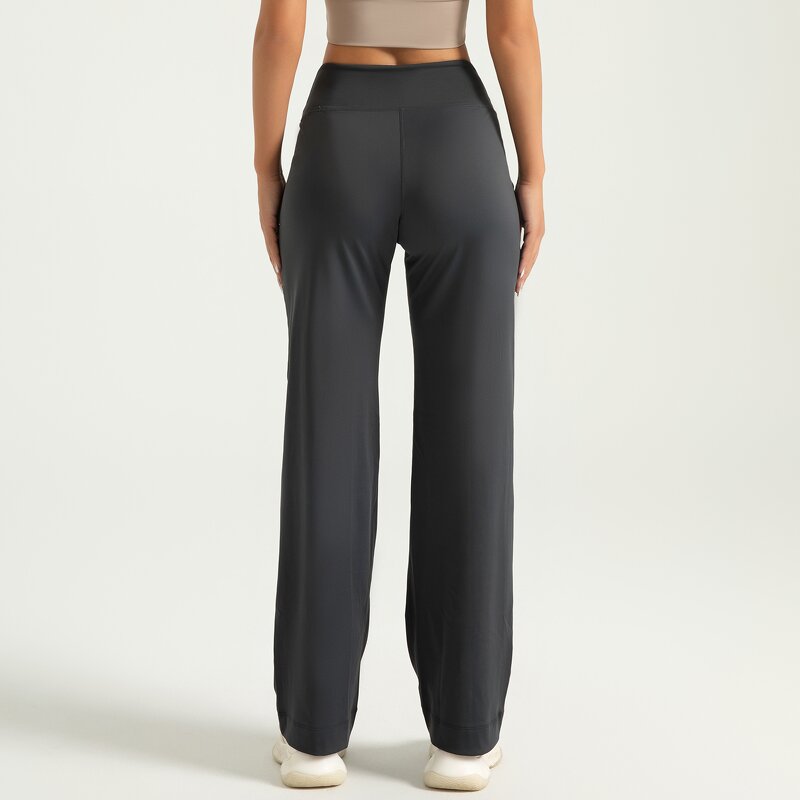 Yoga Suit Factory - OEM Lulu Mid Waist Shaping Slim High Elastic Pants