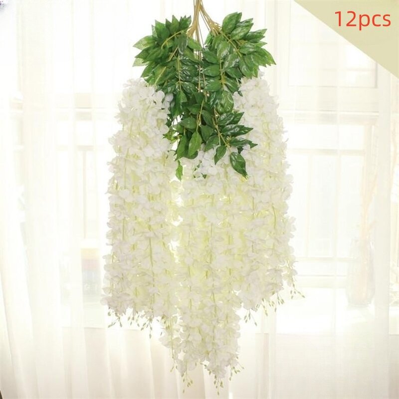 Artificial Wisteria Factory - OEM Hight Quality Silk Trailing for Wedding Decorations