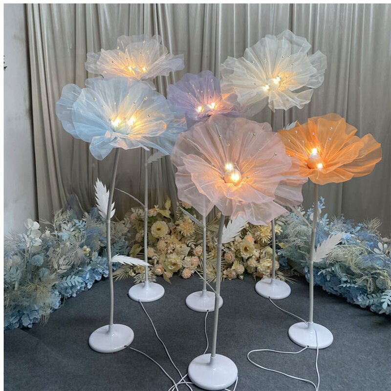 Luminous Flower Light Manufacturer - OEM Wedding Glowing Yarn for Stage Pathway Background