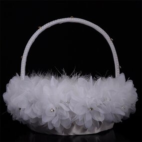Wedding Flower Girls Baskets Factory - OEM Wholesale Romantic Rhinestone for Birthday Decor