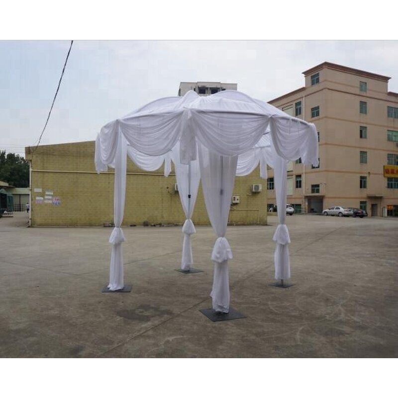 Mushroom Top Curtain Frame Manufacturer - OEM Durable for Elegant Wedding Event Backdrop