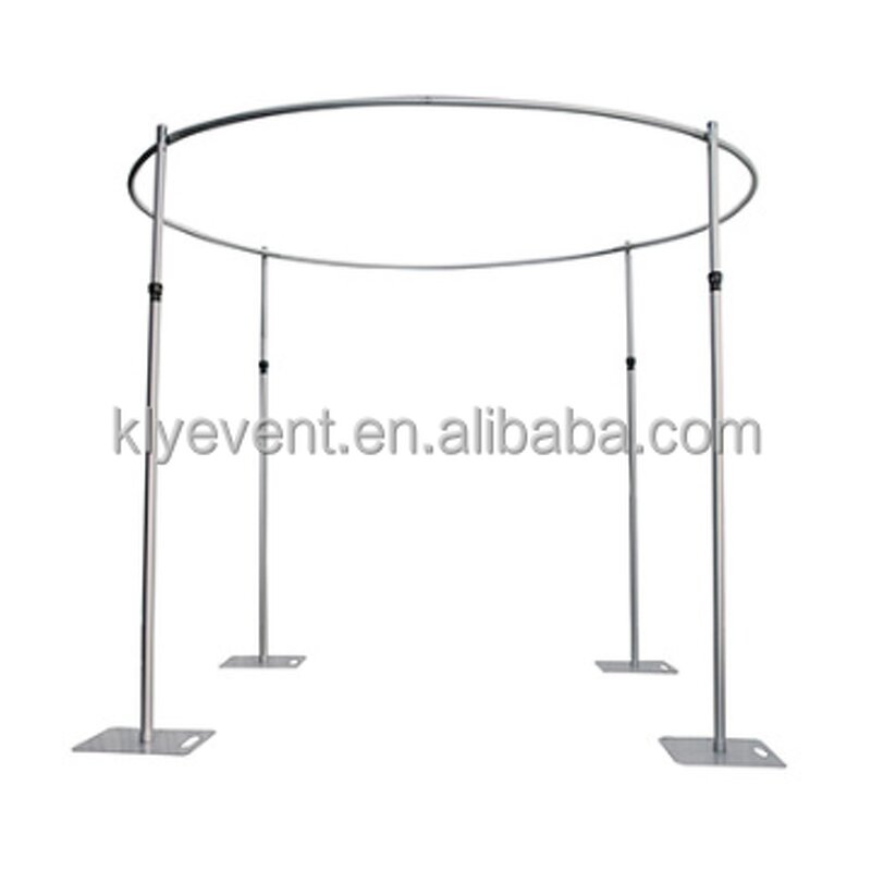 Round Dome Curtain Stand Factory - OEM Adjustable Frame for Wedding Party Photo Booth