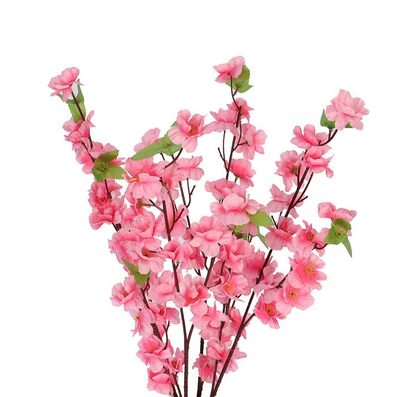 Artificial Peach Blossom Manufacturer - OEM Wholesale Silk Cherry for Home Table Centerpieces