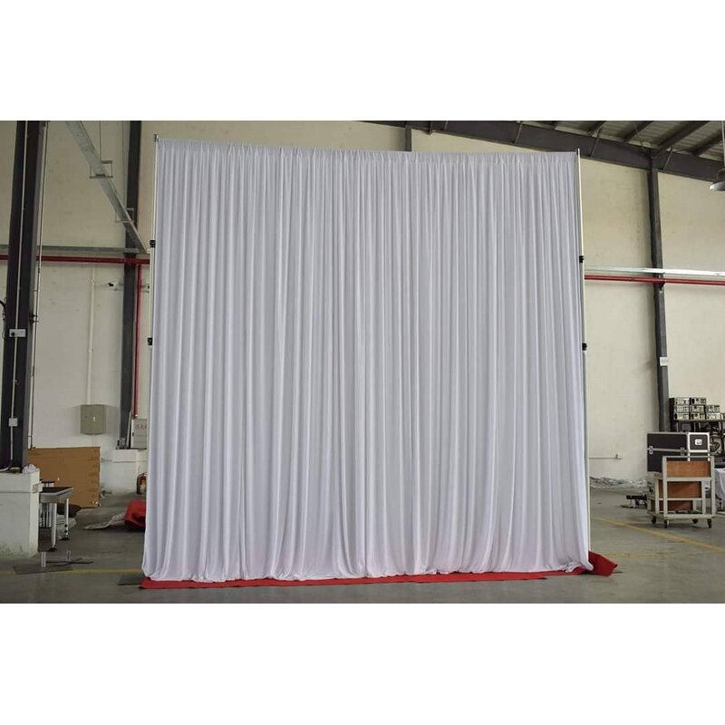 Three Section Pipe Stand Manufacturer - OEM Adjustable with Sturdy Base for Wedding Stage