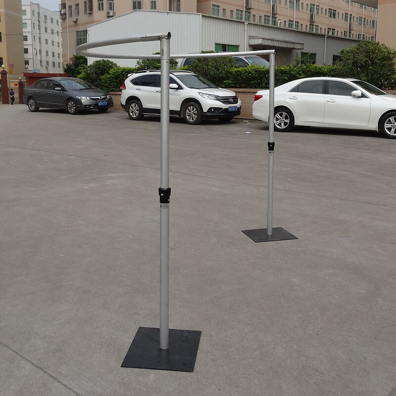 Half Round Backdrop Stand Manufacturer - OEM Adjustable Metal Pipe Frame for Event Decoration