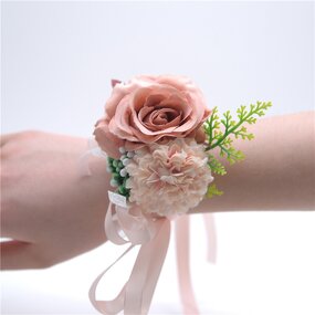 Hand Wrist Flower Factory - OEM Hot Selling Artificial Guest Bridesmaid for Prom