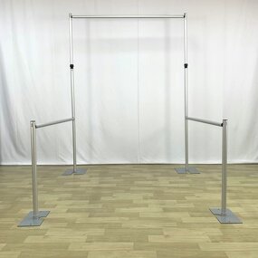 Pipe and Drape Stand Factory - OEM Adjustable Trade Show Booth for Exhibition Display