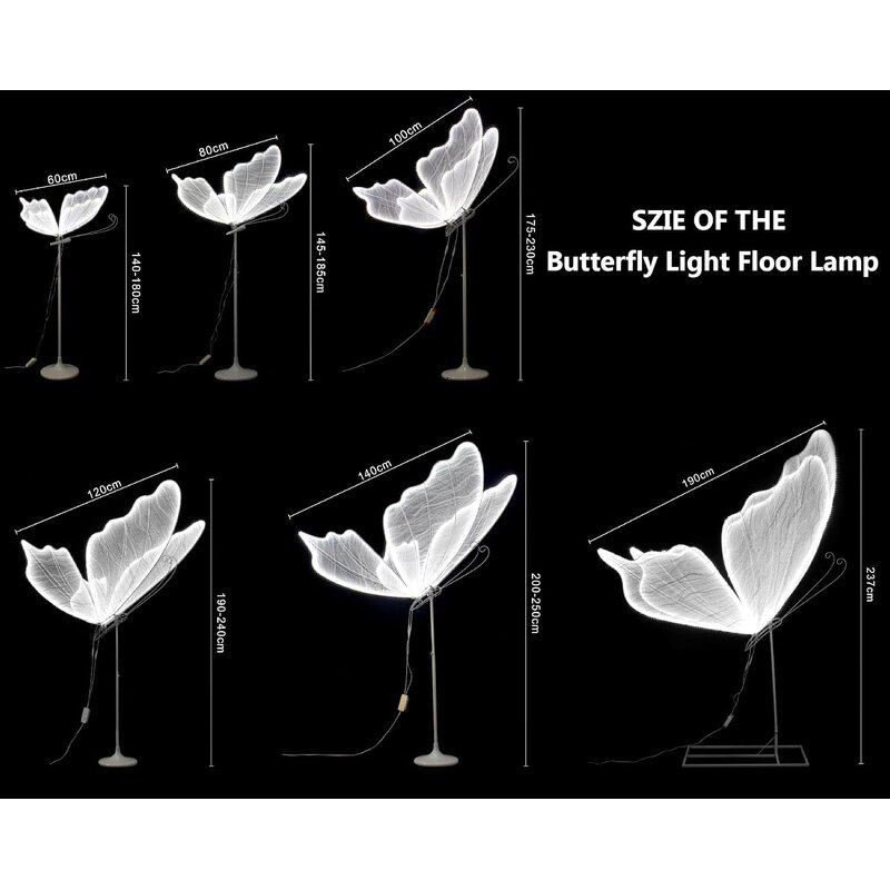 Led 3d Butterfly Light Factory - OEM Wholesale Creative Giant for T-Stage Road Guide