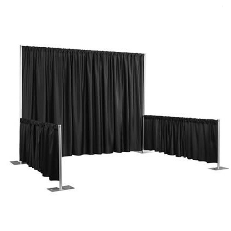Pipe and Drape Stand Factory - OEM Adjustable Trade Show Booth for Exhibition Display