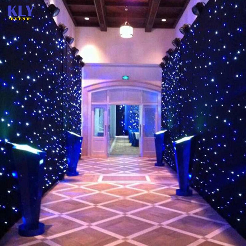 Sparkling LED Star Curtain Manufacturer - OEM for Stage Decoration Party Wedding Club