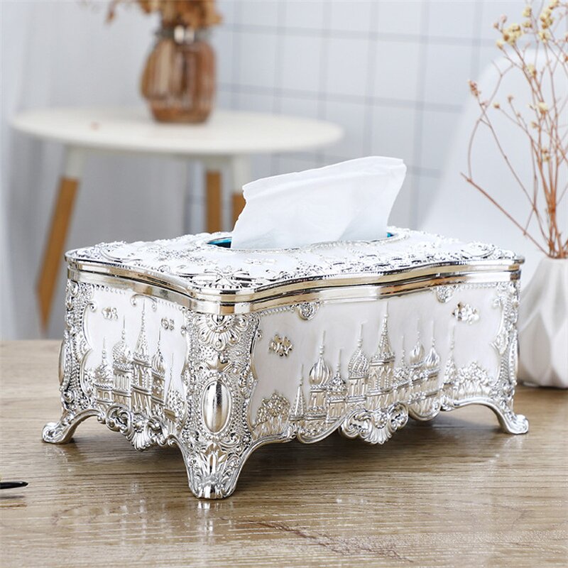 Car Tissue Box Holder Manufacturer - OEM Hight Quality Retro Plastic Paper Storage Napkin