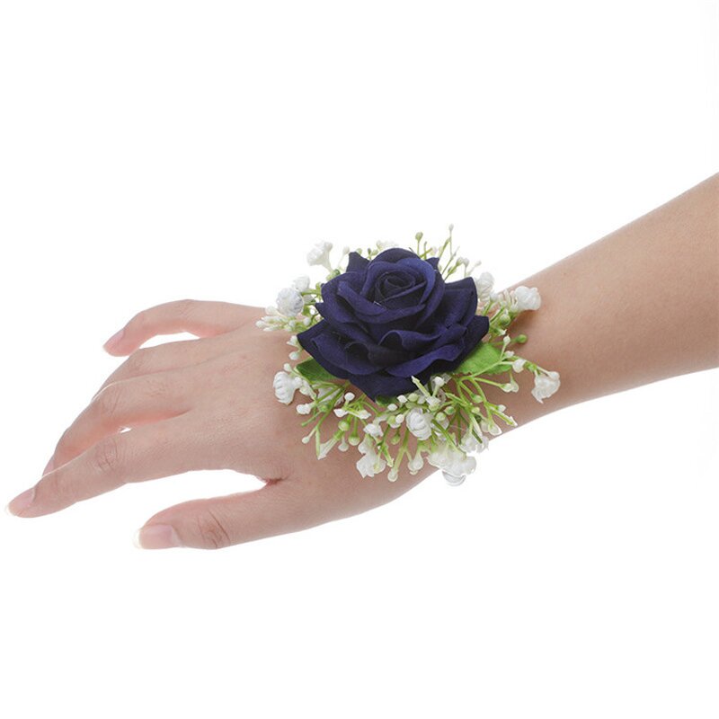 Silk Rose Corsages Factory - OEM New Design European-Style Artificial for Bride Bridesmaids