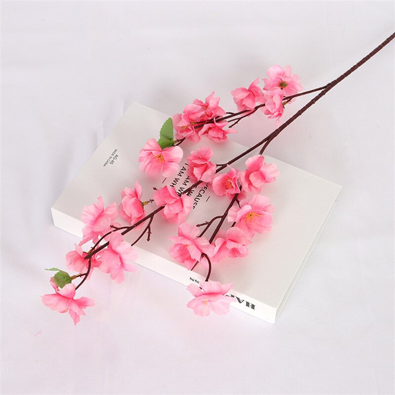 Artificial Peach Blossom Manufacturer - OEM Wholesale Silk Cherry for Home Table Centerpieces