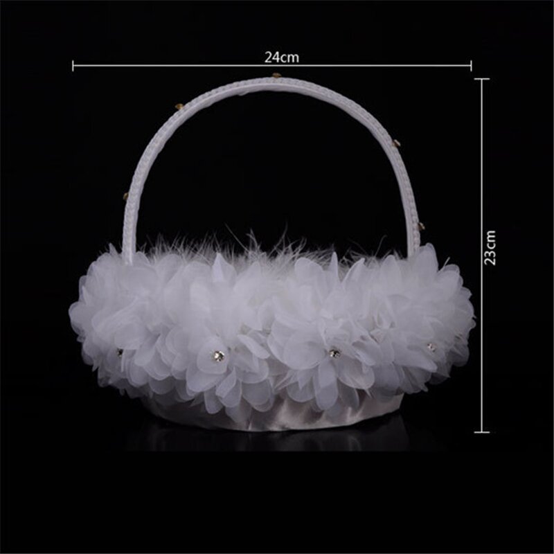 Wedding Flower Girls Baskets Factory - OEM Wholesale Romantic Rhinestone for Birthday Decor