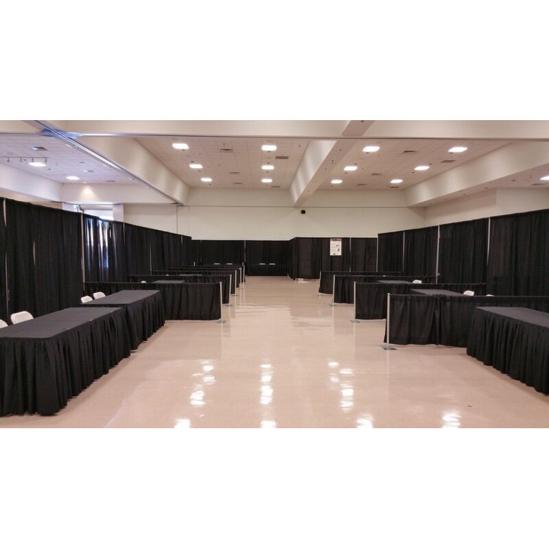 Pipe and Drape Stand Factory - OEM Adjustable Trade Show Booth for Exhibition Display