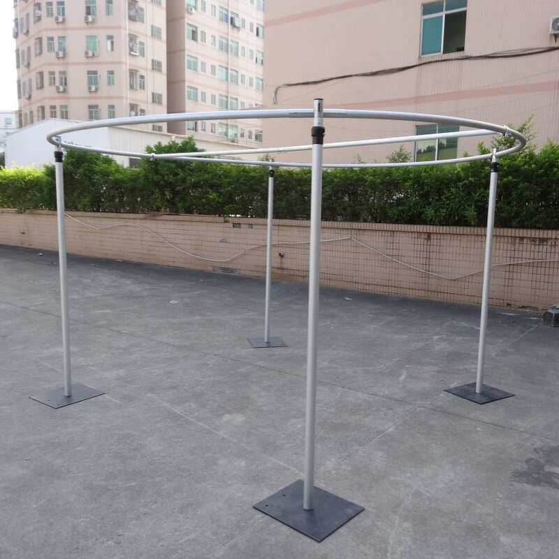 Round Dome Curtain Stand Factory - OEM Adjustable Frame for Wedding Party Photo Booth