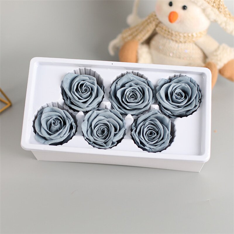 Forever Roses in Box Factory - OEM Romantic Preserve Rose Head for DIY Arrangement Decoration