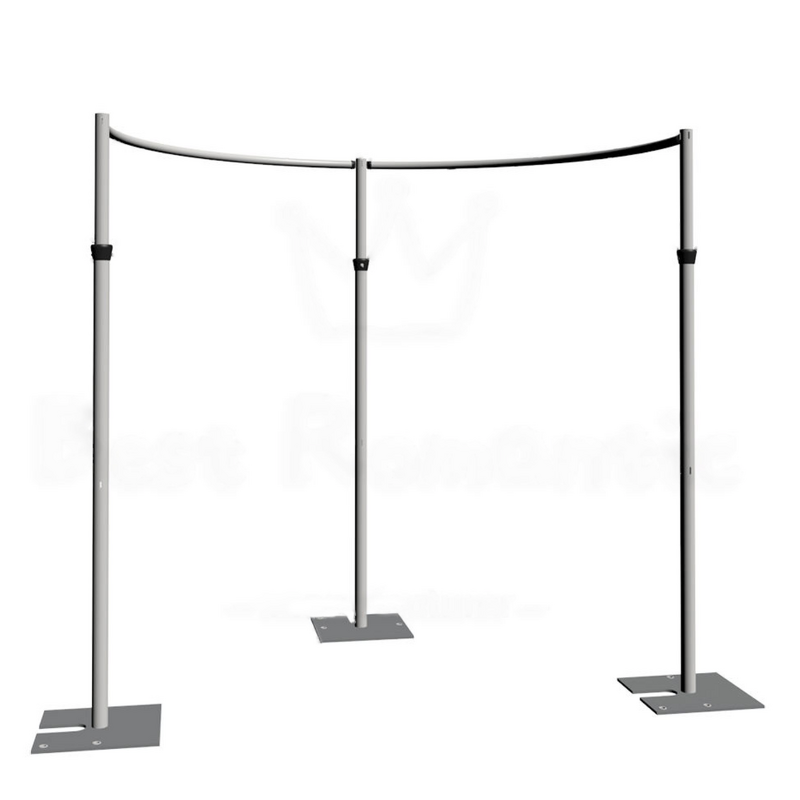 Half Round Backdrop Stand Manufacturer - OEM Adjustable Metal Pipe Frame for Event Decoration