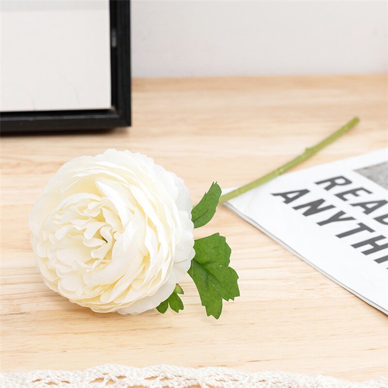 Artificial Silk Rose Manufacturer - OEM Real Touch for Wedding Home Table Decoration