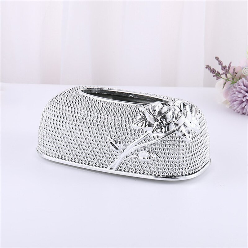 Plastic Napkin Box Factory - OEM Hight Quality Flower Tissue Box for Home Decoration