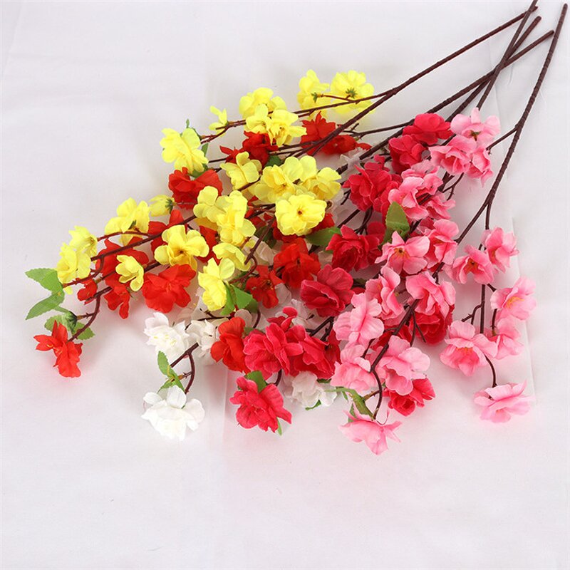 Artificial Peach Blossom Manufacturer - OEM Wholesale Silk Cherry for Home Table Centerpieces