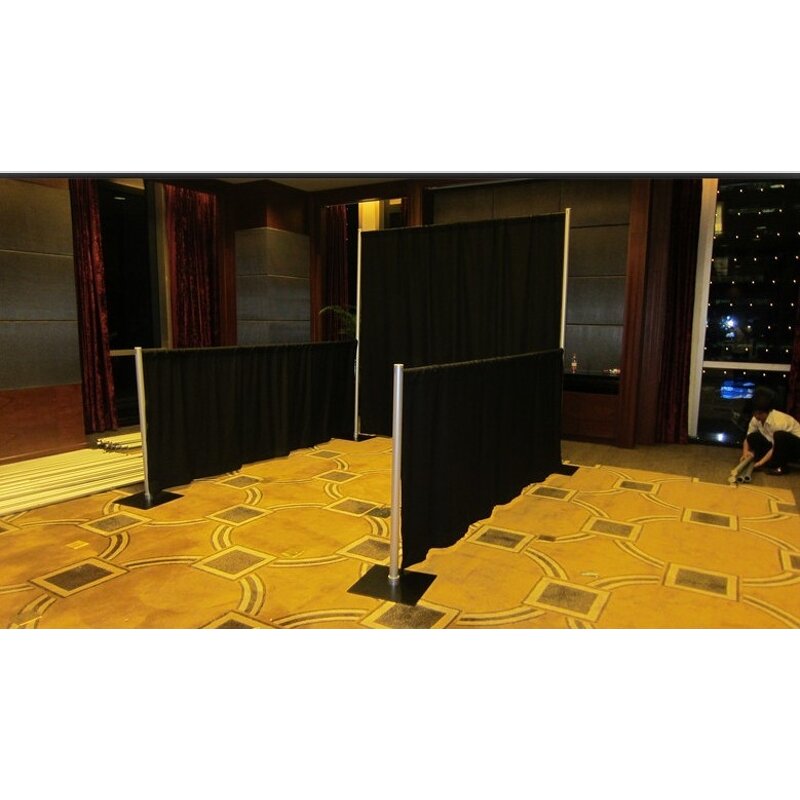 Pipe and Drape Stand Factory - OEM Adjustable Trade Show Booth for Exhibition Display