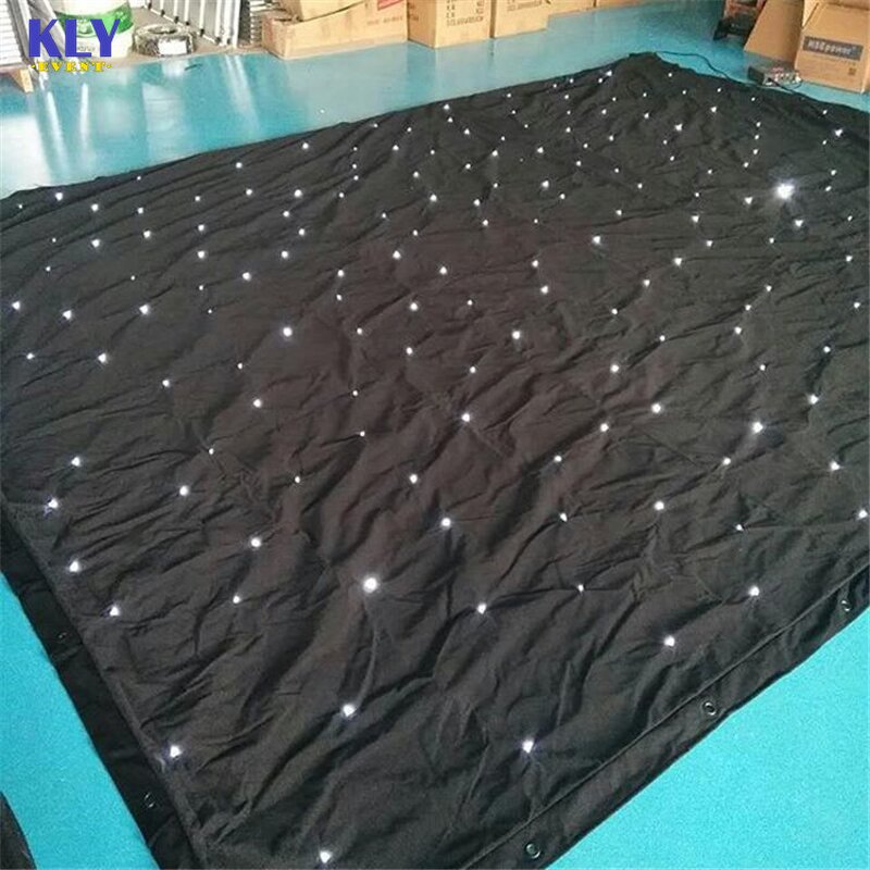 Twinkling LED Curtains Factory - OEM Customized Blue White for Wedding Event Party