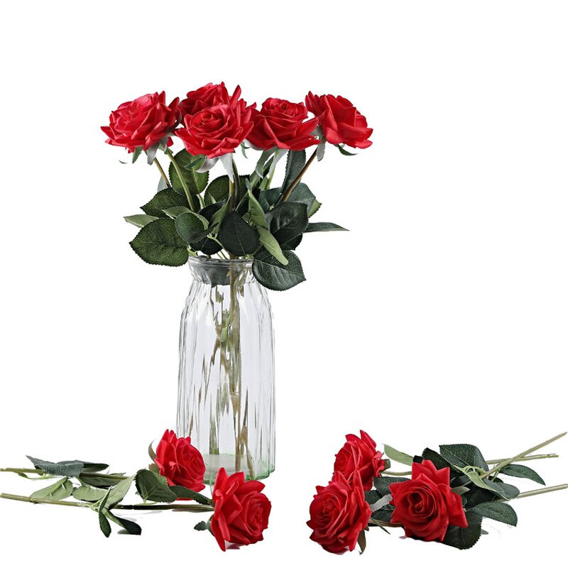 Artificial Roses Manufacturer - OEM for Wedding Table Arrangements DIY Home Decor