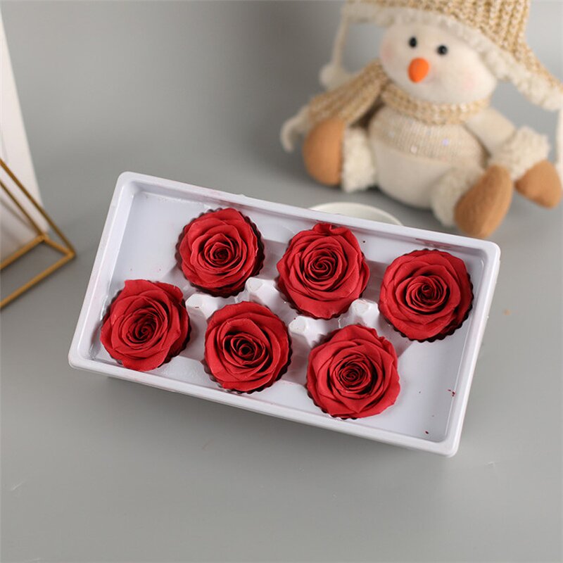 Forever Roses in Box Factory - OEM Romantic Preserve Rose Head for DIY Arrangement Decoration