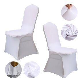 Chair Cover Manufacturer - OEM Wholesale Polyester Spandex White Wedding Reception