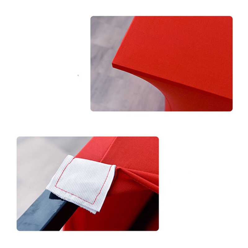 Cocktail Table Cover Manufacturer - OEM Wholesale Rectangle Elastic Black Spandex Polyester