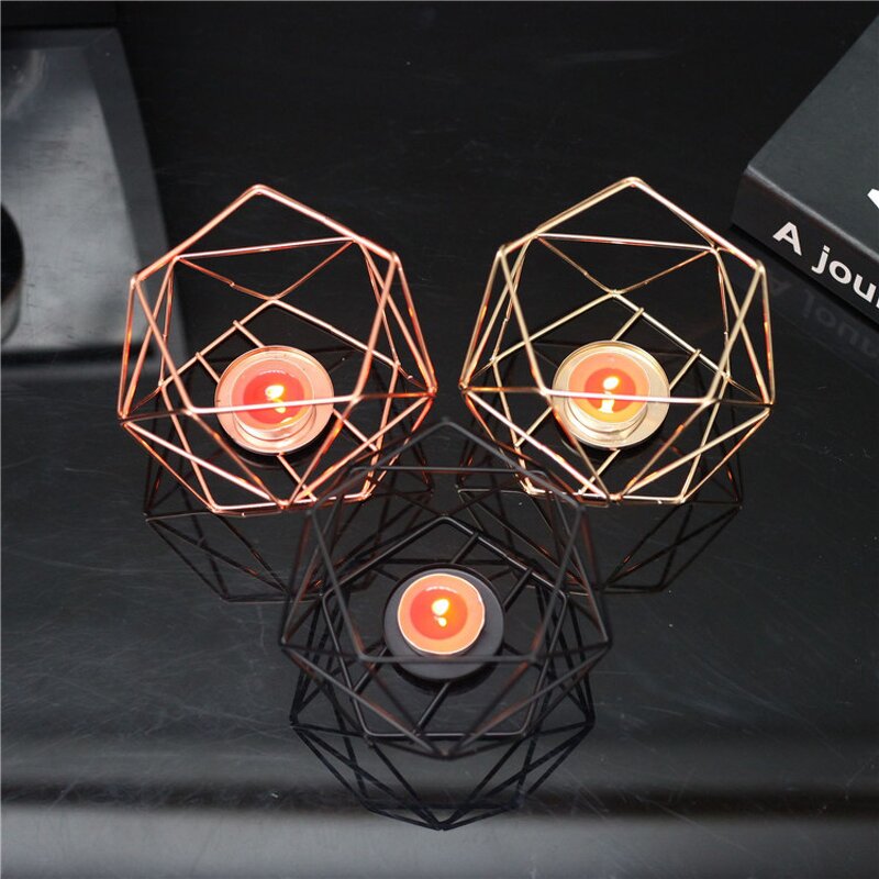 Candle Holder Manufacturer - OEM Hollow Out Metal Iron Votive Tealight Lanterns