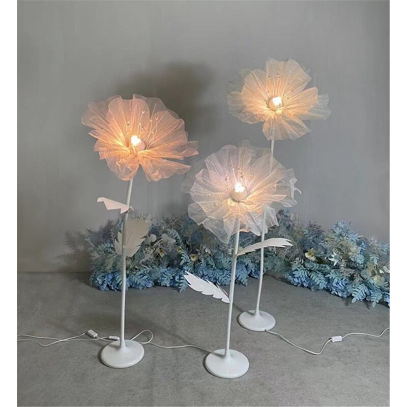 Luminous Flower Light Manufacturer - OEM Wedding Glowing Yarn for Stage Pathway Background