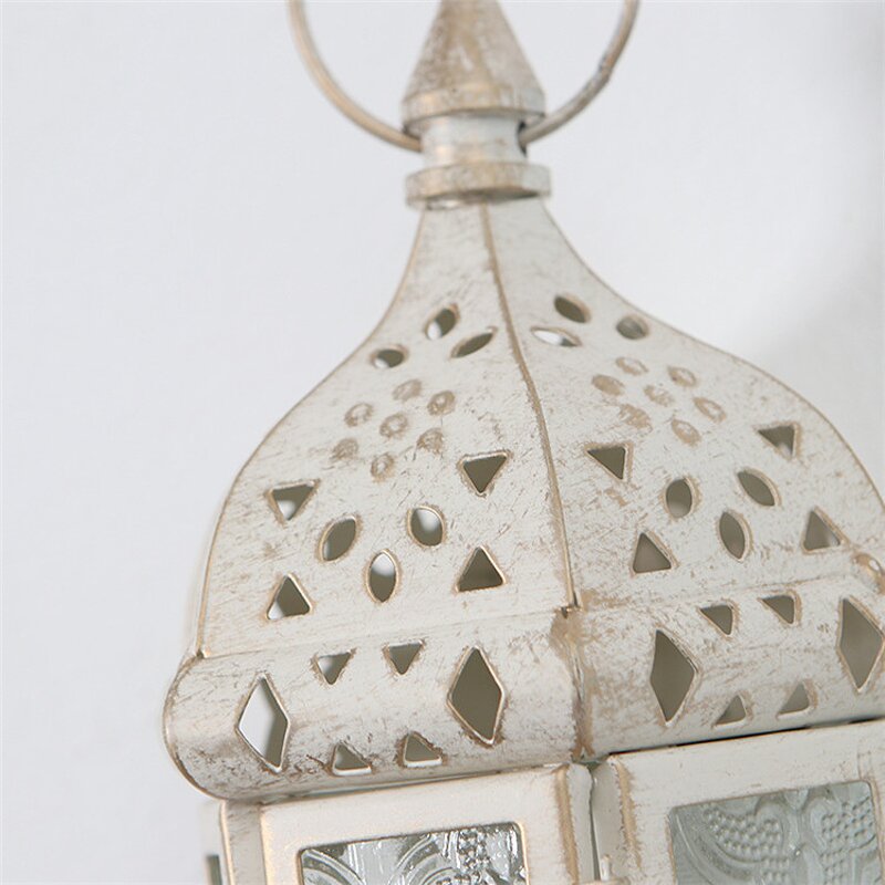 Moroccan Lanterns Factory - OEM European-Style Antique Iron Glass Hanging Decorative