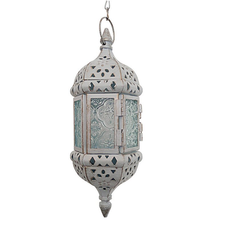 Moroccan Lanterns Factory - OEM European-Style Antique Iron Glass Hanging Decorative