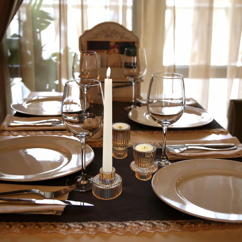 Tealight Glass Candle Holder Factory - OEM Nordic Style Wedding and Christmas Cylinder