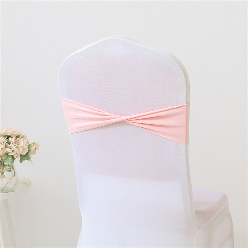 Chair Back Decoration Factory - OEM Hot Selling Gold Without Buckles Elastic Hoop Bows