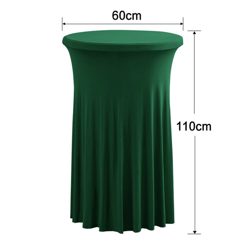 Round Tablecloth Factory - OEM Hight Quality Elastic Spandex for Party Bar Table