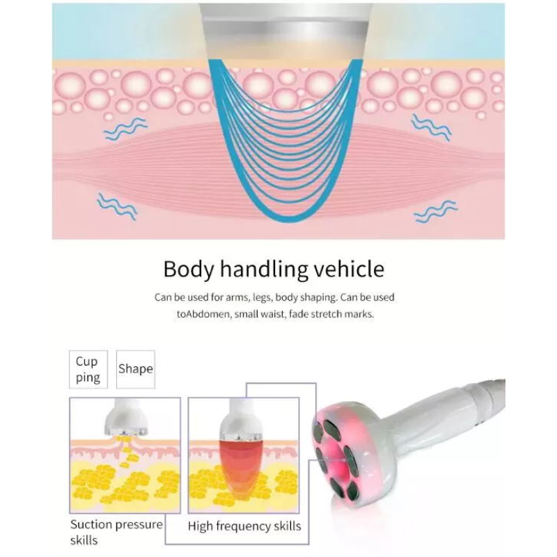 Professional Face Lifting Weight Loss LED Skin Tightening Body Slimming Machine Vacuum Suction RF Anti Wrinkle Machine