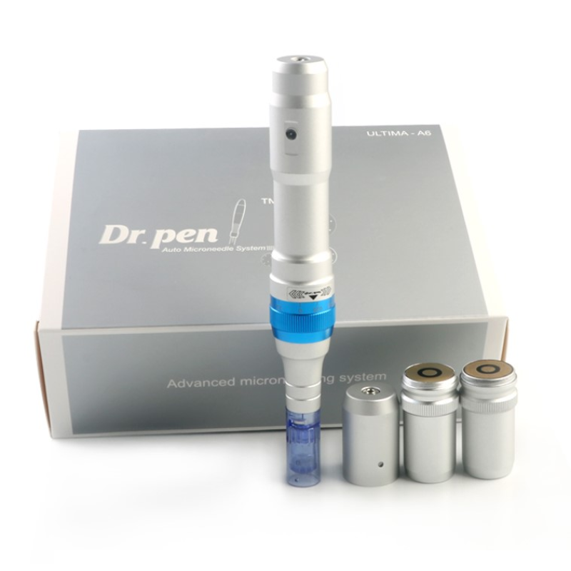 2023Trade Assurance Two Replaceable Batteries USA Electric Derma Pen A6