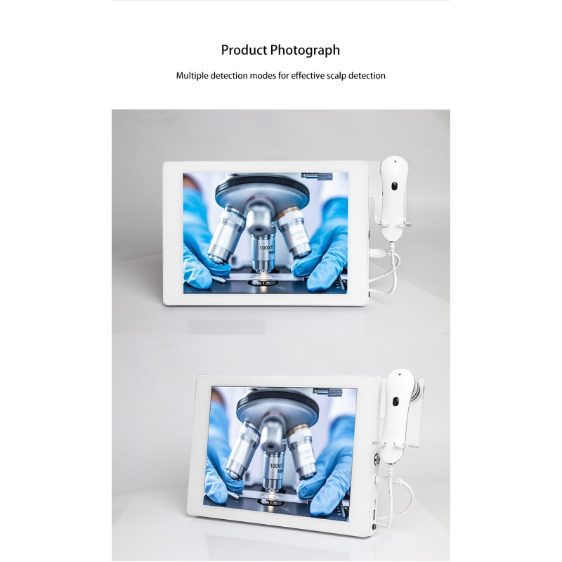 High Definition Skin Scalp Analyzer Facial Care Device Skin Scanner Hair Growth Follicle Detection Device