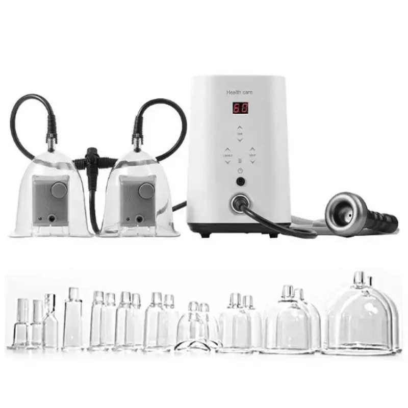 Beismebeauty New Arrival 32PCS Cups Breast Enhancement Vacuum Butt Lifting Cupping Machine Breast Massager