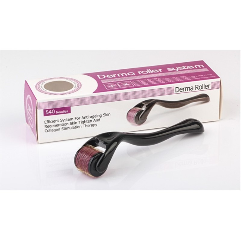 Home Use Facial Skin Care 540 Micro Needles Derma Roller Beauty Micro Stainless Steel Skin Roller