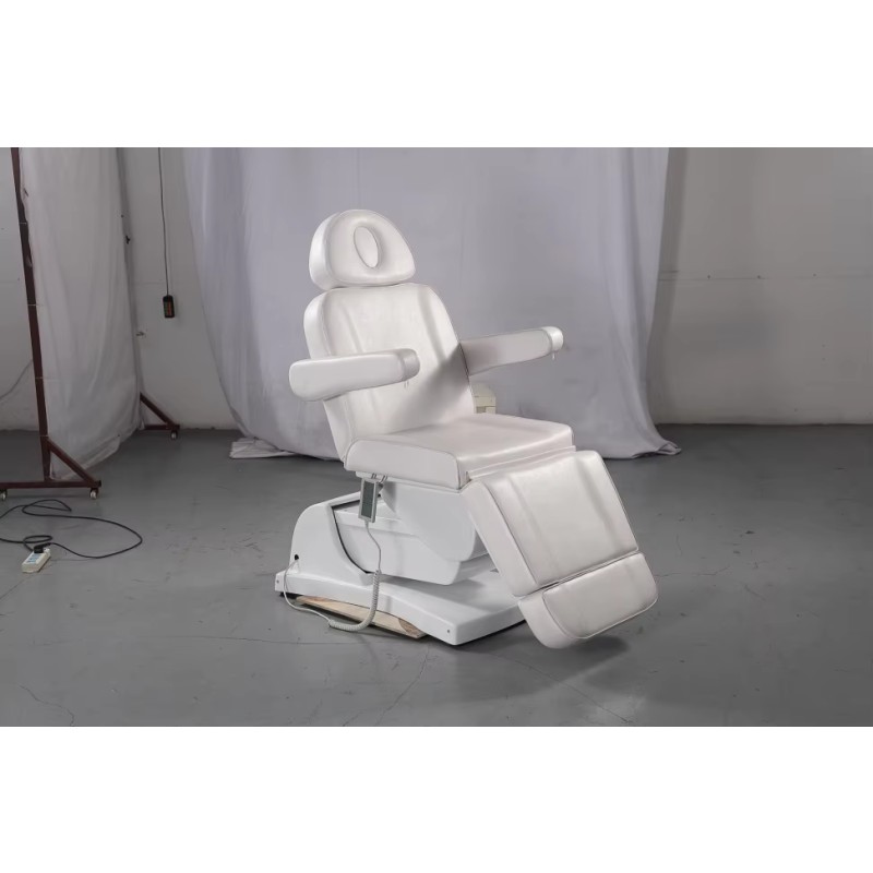 Fashion Custom High Quality Best Selling Electric Massage Tables & Beds White Color Facial Chair for Beauty Spa Salon Furniture